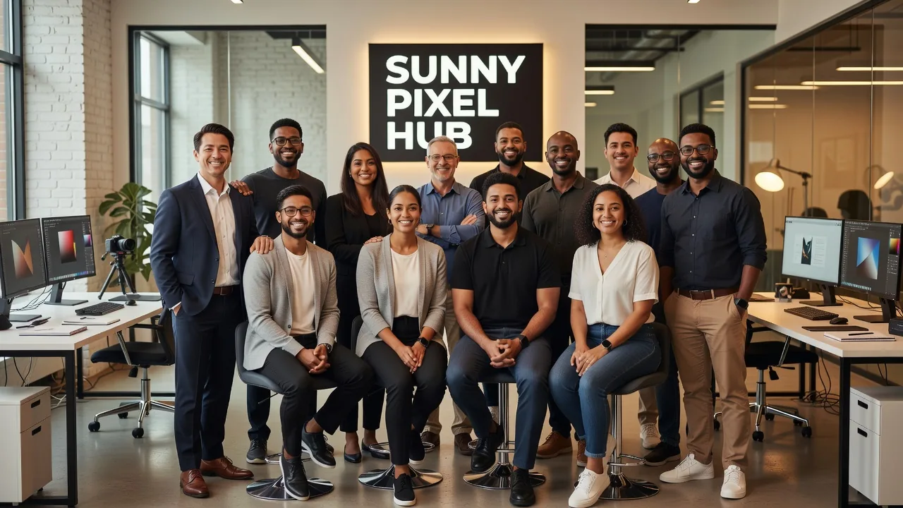 Sunny Pixel Hub チームの集合写真